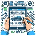 increase in revenue for auto parts for online commerce